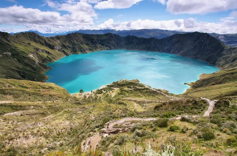 Lagune du quilotoa, 1à jours sur la route des volcans